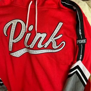 VS Pink Bling Large Pullover